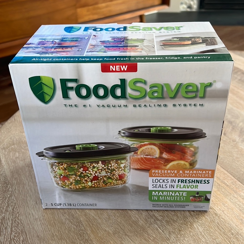 FoodSaver (2 pack) 5 cup Containers